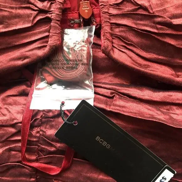 BCBG‎ MaxAria Ruby Red Tristina Dress - Picture 5 of 6